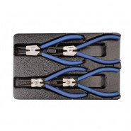 Комплект шарнирно-губцевого инструмента в лотке 4 пр KING TONY 9-42114GP