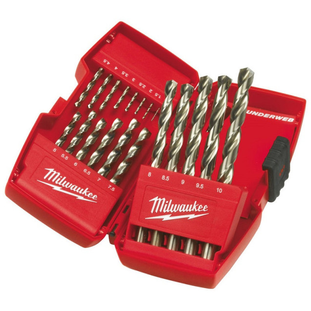 Набір свердл по металу THUNDERWEB HSS-G MILWAUKEE DIN338 (19шт)