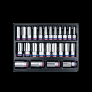 Набор торцевых головок 1/2 12-гранные длинных 25 ед (8-36 мм) KING TONY 9-4235MR Набор торцевых головок 1/2 12-гранные длинных 25 ед (8-36 мм) KING TONY 9-4235MR