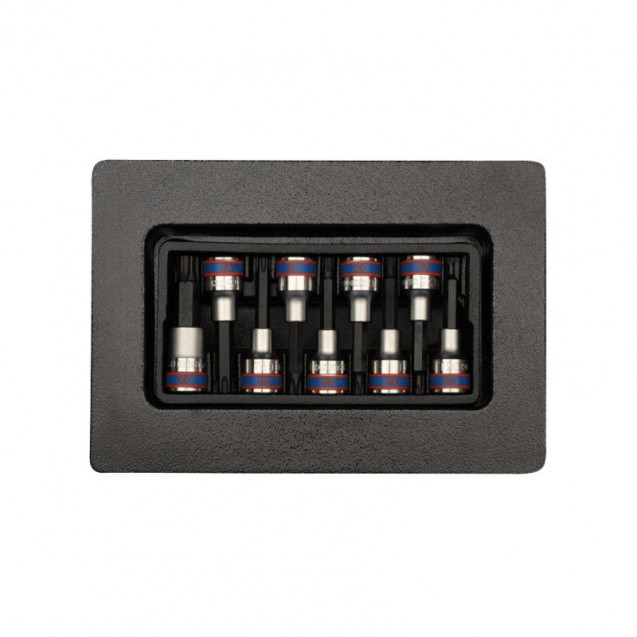 Набор головок TORX 1/2 Т20-Т60. KING TONY 9-4119PR Набор головок TORX 1/2 Т20-Т60. KING TONY 9-4119PR