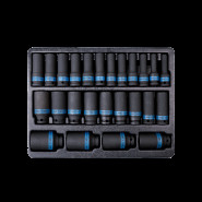 Набор головок 1/2 ударных длинных 25 ед ( 8-36 мм ) KING TONY 9-4435MP Набор головок 1/2 ударных длинных 25 ед ( 8-36 мм ) KING TONY 9-4435MP