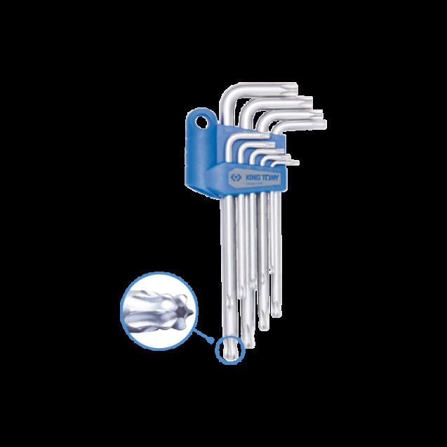 Набор Torx Г-обр.Т10-Т50 экстрадлинных c шаром Набор Torx Г-обр.Т10-Т50 экстрадлинных c шаром