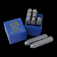 Набор ударных клейм(0-9) 6 мм, цифры, 9 предметов Набор ударных клейм(0-9) 6 мм, цифры, 9 предметов