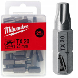 Насадка Milwaukee TX20 25мм (25 шт) Насадка Milwaukee TX20 25мм (25 шт)