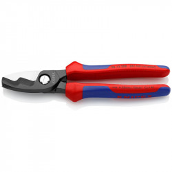 Ножницы для резки кабелей с двойными режущими кромками KNIPEX 95 12 200 Ножницы для резки кабелей с двойными режущими кромками KNIPEX 95 12 200