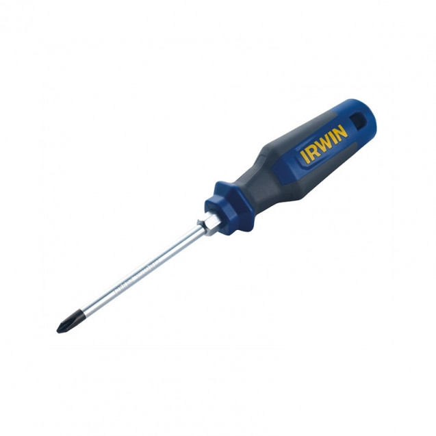 Отвёртка Pro Comfort PH №2 x 100мм с шестигранной шейкой, IRWIN Отвёртка Pro Comfort PH №2 x 100мм с шестигранной шейкой, IRWIN