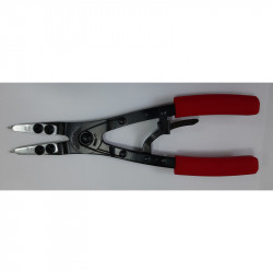 Пассатижи для внешних стопорных колец, артикул 68RS-11 (красные рукоятки) Пассатижи для внешних стопорных колец, артикул 68RS-11 (красные рукоятки)