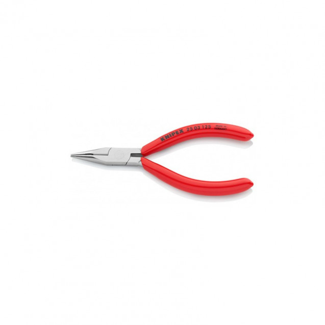 Плоскі круглогубці з ріжучими крайками KNIPEX 25 03 125