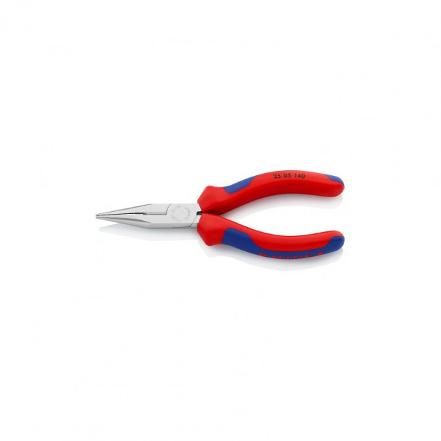 Плоскі круглогубці з ріжучими крайками KNIPEX 25 05 160