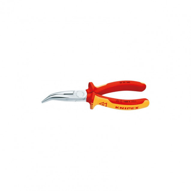 Плоскі круглогубці з ріжучими крайками KNIPEX 25 26 160