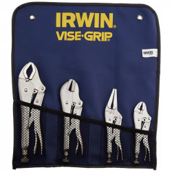 Плоскогубцы Vise-Grip с фиксатором Original - набор 4 шт. (10CR, 7R, 6LN, 5WR) в сумке IRWIN T71 Плоскогубцы Vise-Grip с фиксатором Original - набор 4 шт. (10CR, 7R, 6LN, 5WR) в сумке IRWIN T71