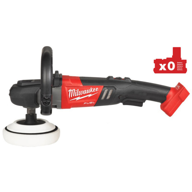 Машина полірувальна кутова акумуляторна MILWAUKEE M18 FAP180-0, диск 180мм