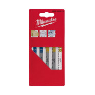 Полотна для лобзика T101B MILWAUKEE, 75мм/ крок зуба 2,5мм, (5шт), (деревина, чистий різ) Полотна для лобзика T101B MILWAUKEE, 75мм/ крок зуба 2,5мм, (5шт), (деревина, чистий різ)