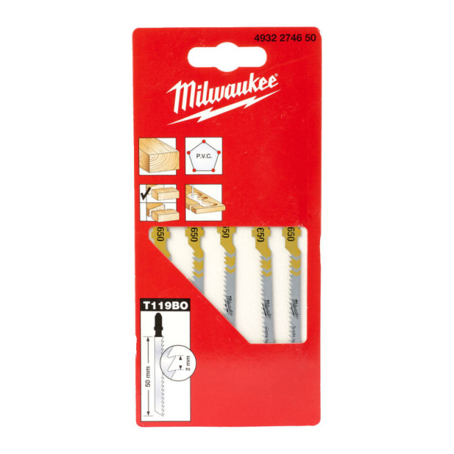 Полотно для фигурной резки T 119 BO MILWAUKEE 4932274650 Полотно для фигурной резки T 119 BO MILWAUKEE 4932274650