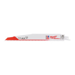 Полотно для шаб. пили AX FANG TIP MILWAUKEE, 230мм/ крок зуба 5,0мм, (5шт), (деревина з цвяхами) Полотно для шаб. пили AX FANG TIP MILWAUKEE, 230мм/ крок зуба 5,0мм, (5шт), (деревина з цвяхами)