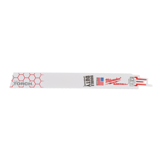 Полотно для шаб. пили TORCH MILWAUKEE, 230мм/ крок зуба 1,8мм, (5шт), (метал)