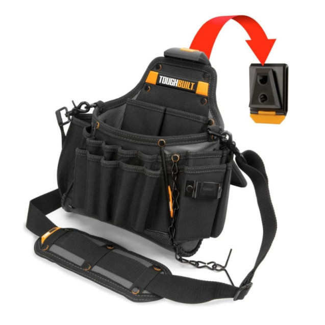 Поясная сумка электрика ClipTech TOUGHBUILT TB-CT-104