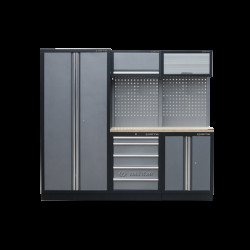 Рабочий модуль для хранения инструмента серый 2275 x 460 x 2000 Рабочий модуль для хранения инструмента серый 2275 x 460 x 2000