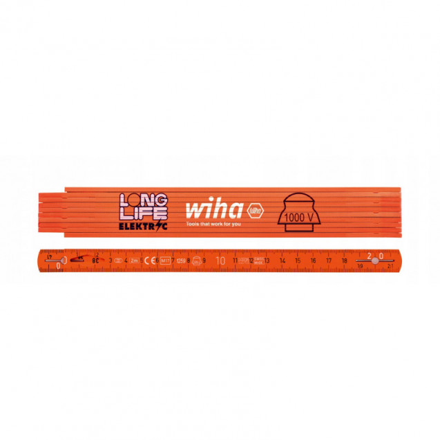 Складной метр Longlife Elektric WIHA 42068