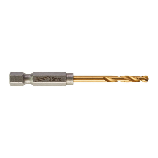 Свердло по металу RedHEX HSS-G TiN MILWAUKEE, діаметр 3,5 мм (10шт) Свердло по металу RedHEX HSS-G TiN MILWAUKEE, діаметр 3,5 мм (10шт)