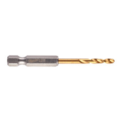 Свердло по металу RedHEX HSS-G TiN MILWAUKEE, діаметр 3,2мм, (2шт) Свердло по металу RedHEX HSS-G TiN MILWAUKEE, діаметр 3,2мм, (2шт)