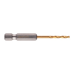 Сверло по металлу Milwaukee RedHEX HSS-G TiN 2,5 мм (2 шт) Сверло по металлу Milwaukee RedHEX HSS-G TiN 2,5 мм (2 шт)