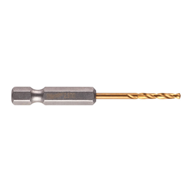 Сверло по металлу Milwaukee RedHEX HSS-G TiN 2,5 мм (2 шт)