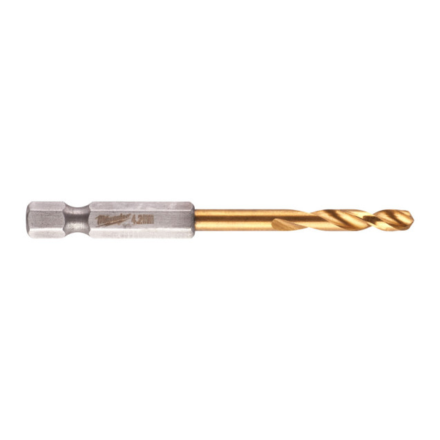 Сверло по металлу Milwaukee RedHEX HSS-G TiN 4,2 мм (1 шт)