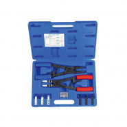 Съёмник стопорных колец со сменными насадками 267 мм KING TONY 45115PP Съёмник стопорных колец со сменными насадками 267 мм KING TONY 45115PP