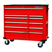 Тумба инструментальная 11 полочная красная Тумба инструментальная 11 полочная красная