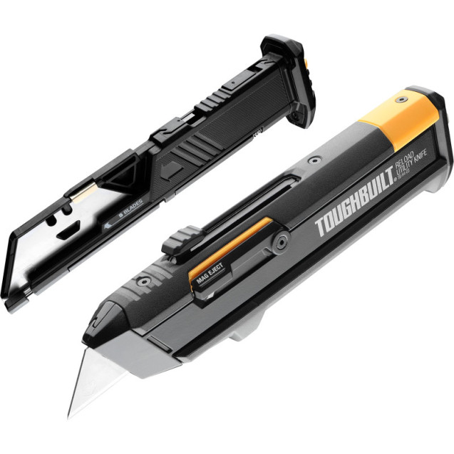 Универсальный нож ToughBuilt® Reload 5+5 лезвий Универсальный нож ToughBuilt® Reload 5+5 лезвий