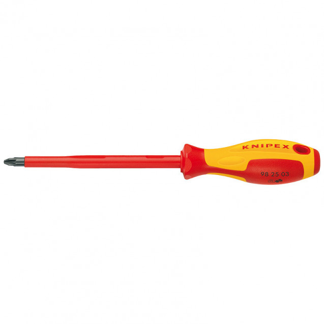 Викрутка для гвинтів з хрестовим шліцом Pozidriv KNIPEX 98 25 01 Викрутка для гвинтів з хрестовим шліцом Pozidriv KNIPEX 98 25 01