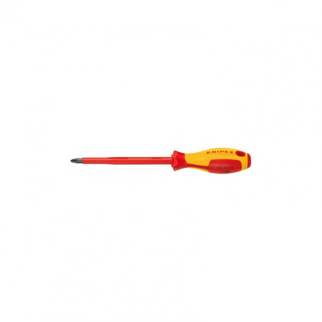Викрутка для гвинтів з хрестовим шліцом Pozidriv KNIPEX 98 25 04 Викрутка для гвинтів з хрестовим шліцом Pozidriv KNIPEX 98 25 04