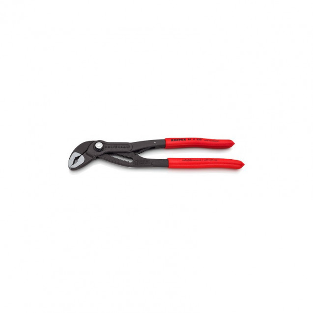 Высокотехнологичные сантехнические клещи KNIPEX Cobra matic 87 11 250 (с пружиной)