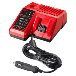 Зарядний пристрій MILWAUKEE, M12-18 AC 12В (автомобільний) Зарядний пристрій MILWAUKEE, M12-18 AC 12В (автомобільний)