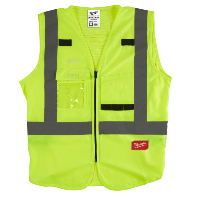 Жилет сигнальный желтый MILWAUKEE L/XL Жилет сигнальный желтый MILWAUKEE L/XL